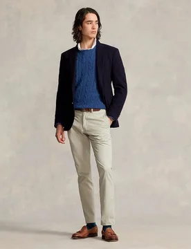 Pantalón chino de hombre elástico Slim Fit lavado - Polo Ralph Lauren - FashionsVida