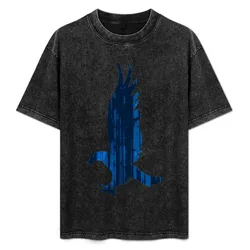 Eagle blue forest T-Shirt Big Size Daily Wear T-Shirt