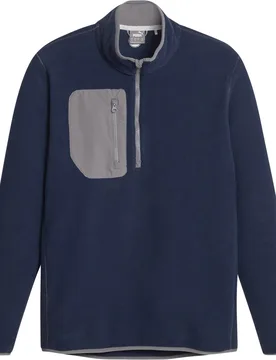 Layer Fleece 1/4-Zip, navy/blau xl - Puma - FashionsVida