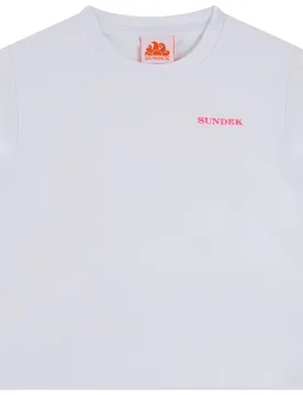 Maglietta Senza Maniche Logo White 01 16 Anni - Sundek - FashionsVida