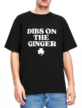 Dibs On The Ginger Redhead Funny St Patricks Day Irish T Shirt for Men Pure Cotton Vintage T-Shirt Short Sleeve Clothing Summer - Aliexpress - FashionsVida