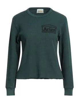 Sweatshirt Damen Dunkelgrün L,M,S,XL,XS,XXL,XXS Damen - ARIES - FashionsVida
