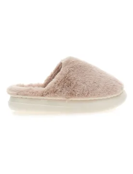 Pantofole rosa in tessuto effetto peluche S45U866 39 - Superga - FashionsVida