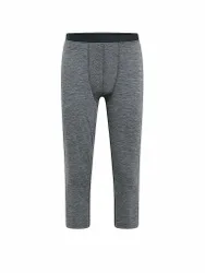 Pantaloni Intimi Uomo Merino 200 3/4 grigio chiaro S