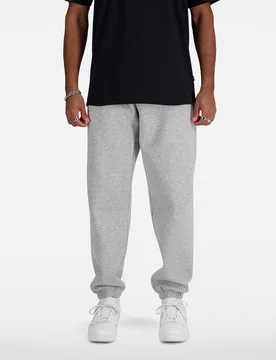 Sport Essentials Uomo - Pantaloni Grigio - Taglia XS - Jersey di cotone XS - New Balance - FashionsVida