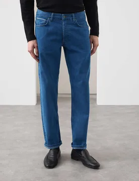 Straight Fit Lightweight Selvedge Jeans Blue male - Autograph - FashionsVida