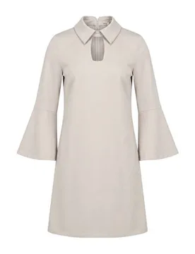 Minivestido Mujer Beige 36,38,40,42 Mujer - Camicettasnob - FashionsVida