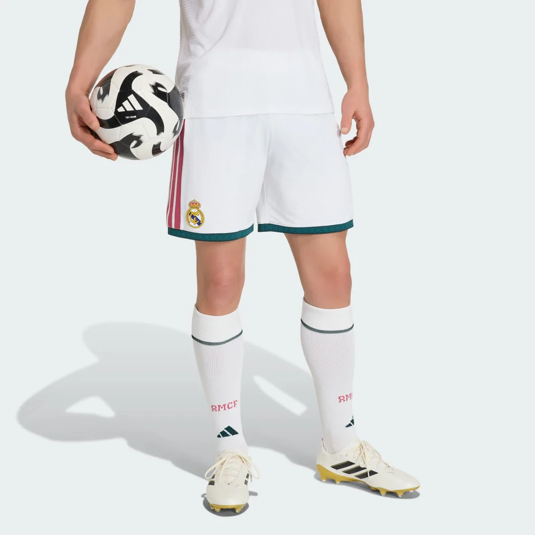 Short Home Authentic Real Madrid 26/27 L White - Adidas - FashionsVida