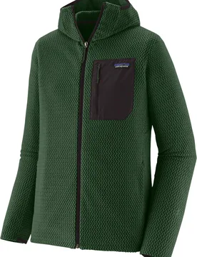 Polaire zippée légère et respirante - M's R1 Air Full-Zip Hoody Treeline Green - Taille XL - Vert - Patagonia - FashionsVida