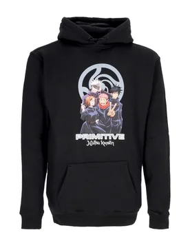 Felpa Cappuccio Uomo Jujutsu United Hoodie X Jujutsu Kaisen Black - PRIMITIVE - FashionsVida