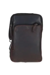 Mens Crossbody Sling Bag - Brown - One Size