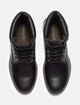 Premium 6-Inch Stivaletti Uomo in Pelle Impermeabile Neri - TB0A2P6W-A3L - Timberland - FashionsVida