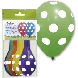 Liragram - Globos Puntos Blancos