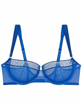 BH mit Bügel PALINA COSMIC HEARTBEAT illumines blue blau 70D damen - Triumph - FashionsVida