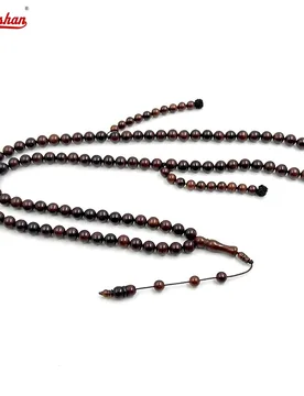 Natural Kuka Wood Tasbih bracelet 99/100 beads muslim prayer beads turkish Misbaha Eid gift islamic Rosary - Aliexpress - FashionsVida