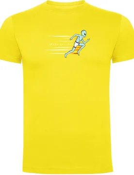 Speed Of Light Short Sleeve T-shirt Yellow S Men - Kruskis - FashionsVida