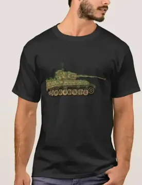 Army Panzer VI Tiger Tank T-Shirt 100% Cotton O-Neck Short Sleeve Summer Casual Mens T-shirt Streetwear - Aliexpress - FashionsVida