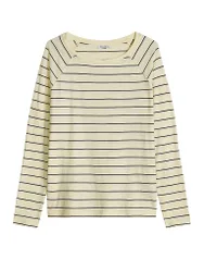 T-shirt à manches longues crème S