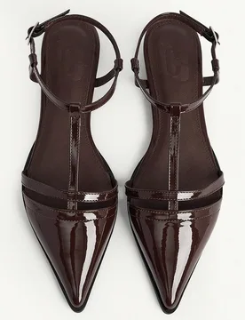 Zapatos de mujer para primavera y verano, nuevos, elegantes, de punta afilada, con tira trasera, para uso diario, oficina y transporte, zapatos planos - Shein - FashionsVida