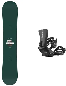 Packs (snowboard + fix) - Snowboard freestyle - Pack Sleepwalker 2027 en Bois - Noir - Salomon Snowboard - FashionsVida