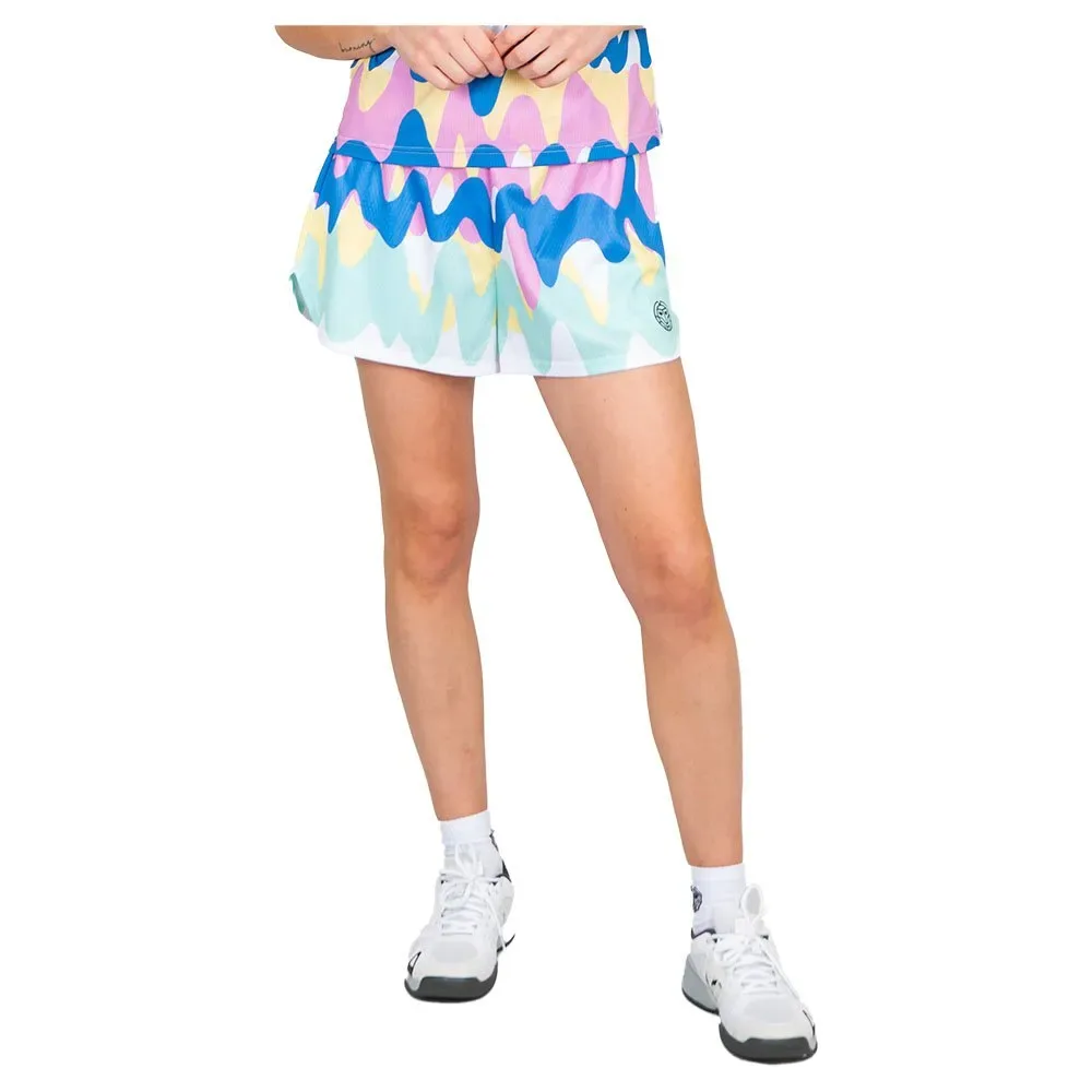 Good Vibes Printed 2in1 Shorts White / Multicolor L - Bidi badu - FashionsVida