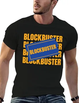 Blockbuster Video Rental Store Logo T-Shirt Regular Fit Plain Tee Shirt - Aliexpress - FashionsVida