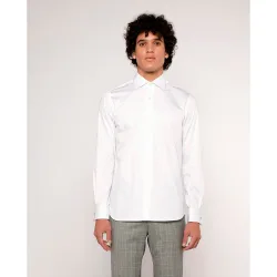 Camisa semi-entallada puño doble