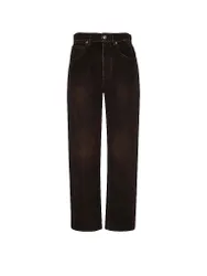 Jeans Jambe Large marron 26