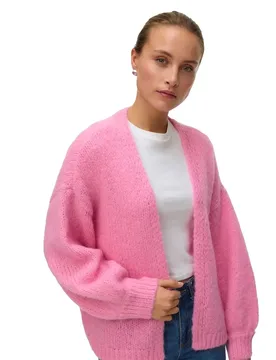Cardigan Maybe Pink Cosmos L - Vero moda - FashionsVida
