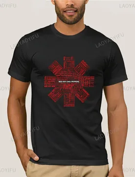 RHCP Rock Band Red Hot Chili Printing T Shirt Peppers Amazing Cotton T-shirts for Men Retro Lounge Band Red Sea Logo Op Tee - Aliexpress - FashionsVida