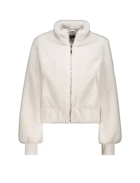 Chaqueta de efecto pelo crema 46 - monari - FashionsVida