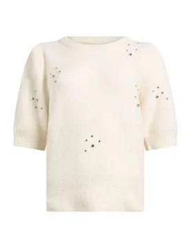 Pullover Damen Off white 34 Damen - Janice - FashionsVida