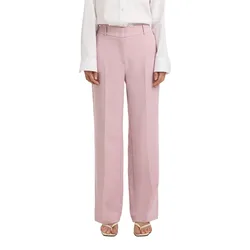 Pantaloni Rita Wide Leg Bleached Mauve / Melange 40
