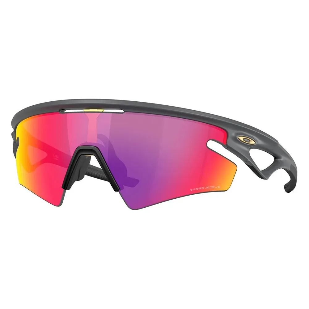Sphaera Slash Sunglasses Matte Carbon Prizm Road/CAT3 - Oakley - FashionsVida