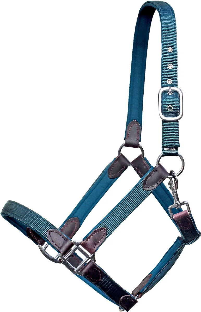 Halfter CHOLET, Nylon-Neopren-Leder, navy PONY - Euroriding - FashionsVida