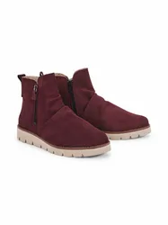 Hallux-Stiefelette Wohlfühlleicht - Bordeaux - female - Size: 42