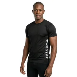 Vertical Short Sleeve T-shirt Black S Men