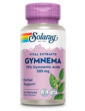 Capsules Gymnema 385mg 60 Unités - Solaray - FashionsVida