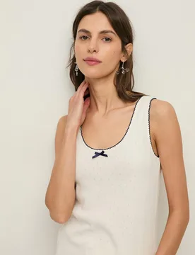 Top de mujer de tirantes con algodón - Yerse - FashionsVida