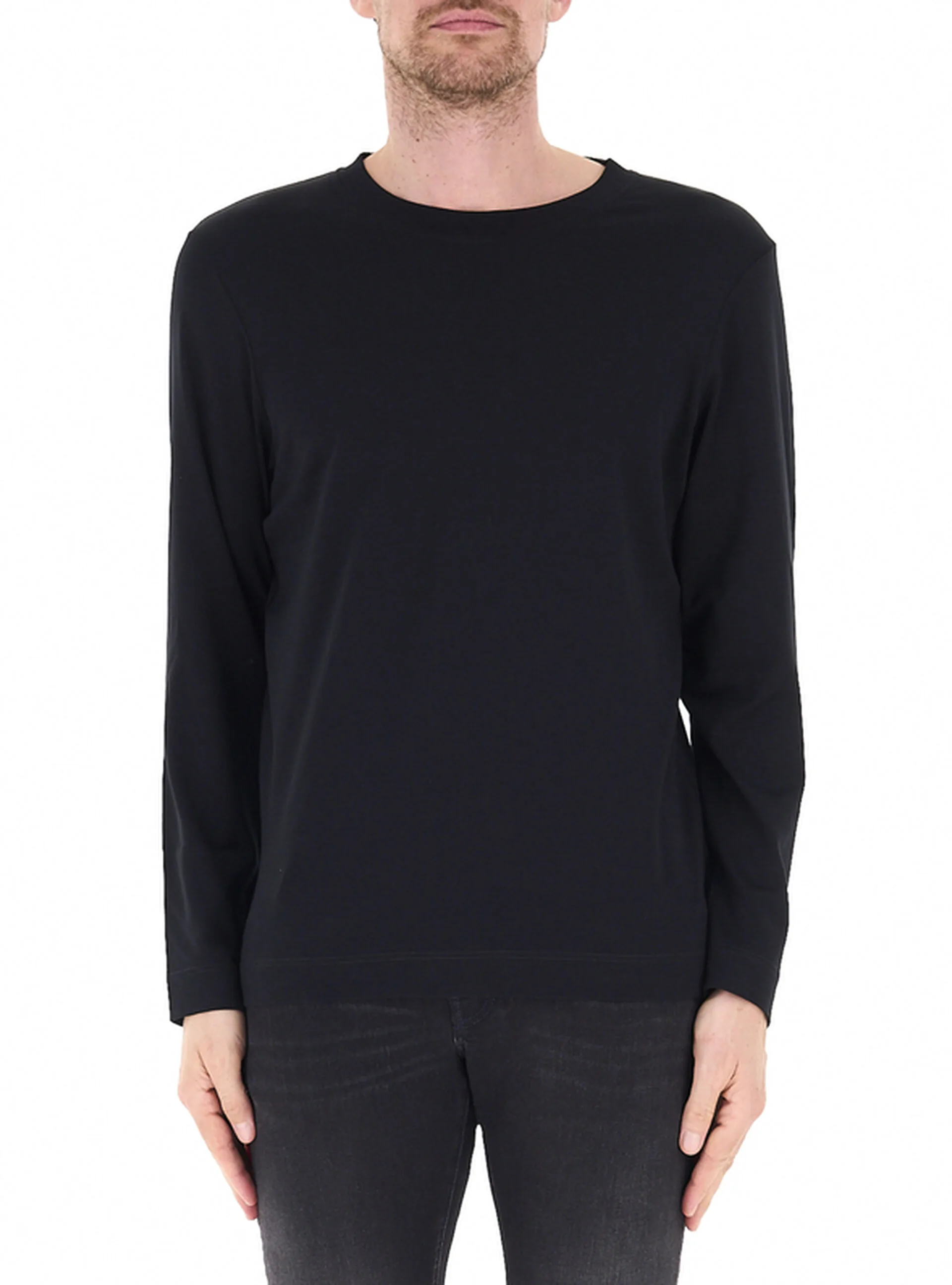 T-shirt maniche lunghe NERO 50 - Gran Sasso - FashionsVida