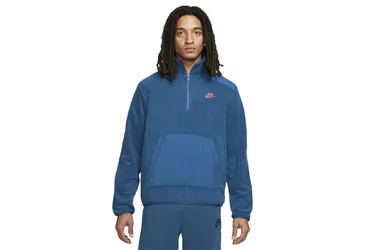 Style Essentials+ Fleece Half-Zip Top - Jacke-Fleece - blau - Herren - Size: XL