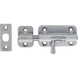 Stainless Steel Barrel Bolt Lock Silver 60 x 20 x 14 mm unisex