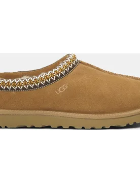 Zuecos Tasman de mujer en piel con forro de lana - Ugg - FashionsVida