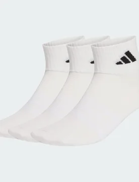 Calzini alla caviglia THIN&LIGHT SPORTSWEAR CONFEZIONE DA 3 PAIA 37-39 White / White / Black - Adidas - FashionsVida