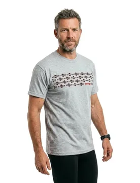 T-shirt à Manches Courtes X Thrasher Pent Athletic Heather S - Independent - FashionsVida