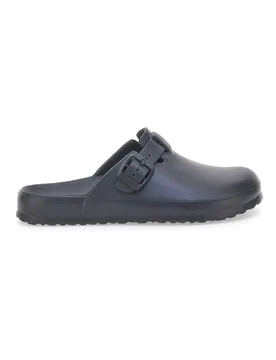 Ciabatte sabot nere in gomma con fibbia EV085 39 - Everlast - FashionsVida