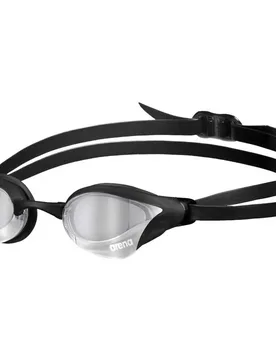 Cobra Core Swipe Mirror Swimming Goggles Silver / Black One Size Men,Women - Arena - FashionsVida