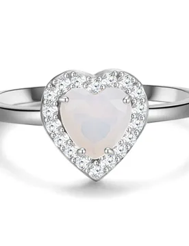 Womens Sterling Silver Ring - Size M - Glanzstücke München - FashionsVida