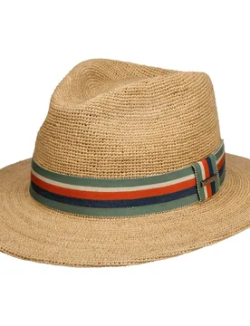 Littlefield Raffia Hat by - nature - Female - Size: M (56-57 cm) - Stetson - FashionsVida