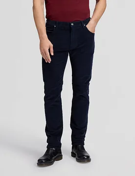 Rider Slim Corduroy Trousers Rebel Navy Größe 31x30 male - Lee - FashionsVida